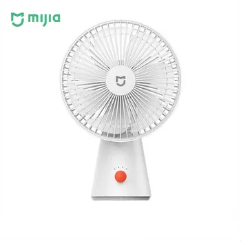 Настольный вентилятор Xiaomi Mijia ручной 2 In1, портативный аккумулятор емкостью 4000 мАч, тип C, перезаряжаемый 4-ступенчатый ветряной вентилятор для дома и офиса