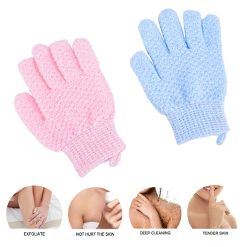 Новая 1 шт., отшелушивающая перчатка для душа, перчатки-скраб, губка, перчатка для СПА-ванны