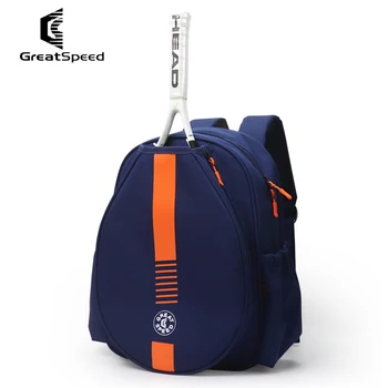 Новая теннисная сумка GreatSpeed темно-синяя, 1-2 упаковки, рюкзак для теннисной ракетки для сквоша, сумки для хранения стаканов для воды Большой емкости, обувь для склада