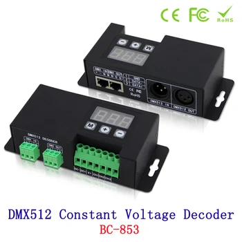 Новый DMX512 3CH Декодер Постоянного напряжения Входного сигнала DMX512/1990 Светодиодный Контроллер Выходного Сигнала Постоянного Напряжения PWM x3 DC 12V 24V