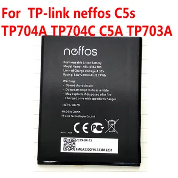 Новый Оригинальный Аккумулятор 2300 мАч NBL-43A2300 Для мобильного телефона TP-Link Neffos C5s TP704A TP704C C5A TP703A