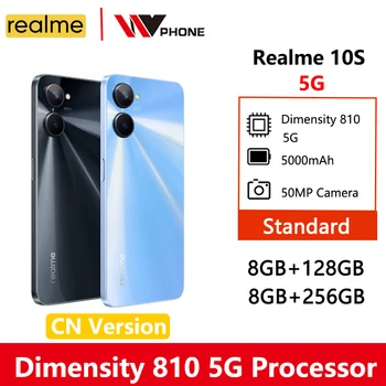 Новый Оригинальный Мобильный телефон Realme 10S 5G Dimensity 810 5G Процессор 6,6 