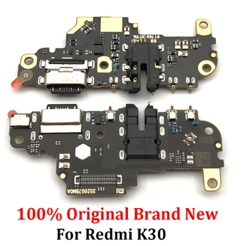 Оригинальный Для Xiaomi Redmi K30 4G/K30 5G USB Порт Для Зарядки Док-станция Зарядное Устройство Разъем Платы Гибкий Кабель