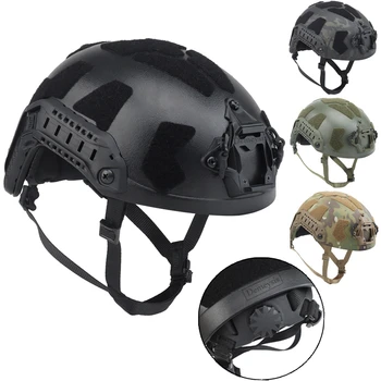 Открытый Тактический Шлем для Страйкбола Пейнтбола Cs Game Head Protective Equipment Регулируемые ABS Армейские Боевые Шлемы