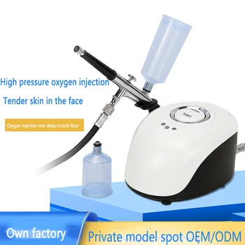 Прибор для впрыска кислорода под высоким давлением и пополнения запасов воды, ручной прибор для впрыска кислорода в Нано-воду, отпариватель для лица