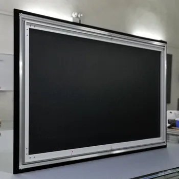 Проекционный экран с фиксированной рамкой, настенное крепление 2,35: 18K Ultra HD 3D, черный проекционный экран
