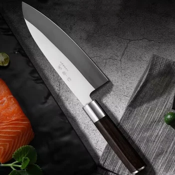 Профессиональный Японский Нож для Деба С рыбьей головой, Нож для лосося, Сашими, суши, Шеф-повар, Кухонный Нож Для нарезки лосося, Мелкий Пилинг