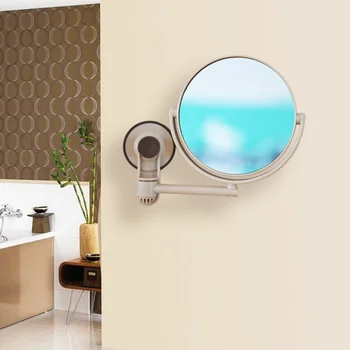 Рекламное зеркало для ванной, Косметическое зеркало с 1X/3-кратным увеличением, Регулируемое Зеркало для макияжа, Двустороннее зеркало для ванной