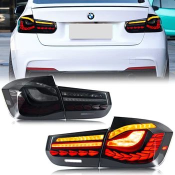 Светодиодные задние фонари с последовательным указателем поворота Для BMW F30 F35 F80 M3 2012-2018 гг. Задние фонари с последовательным указателем поворота