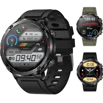 Смарт-Часы T30 Bluetooth Call Мужские IPS Экран Спортивная Батарея Фитнес-Браслет Smartwatch Трекер Big Health 600mAh Monitori I5Y1