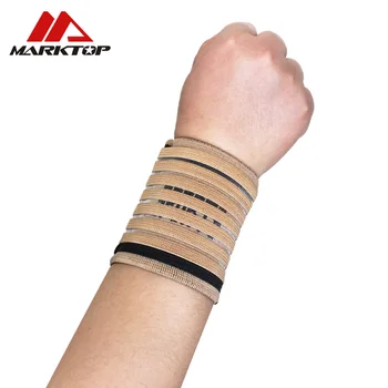 Спортивный защитный эластичный браслет для поддержки запястья, обертывания, Бандажи для тренажерного зала, тяжелой атлетики, пауэрлифтинга, Баскетбола, тенниса