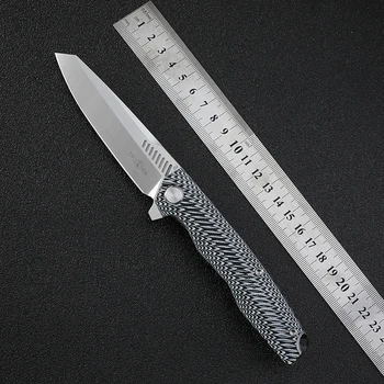 Стальной складной нож TwoSun TS16 D2 С ручкой G10 Для Выживания в кемпинге, Спасения, Защиты, Охоты EDC