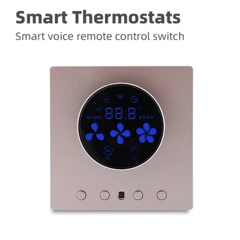 Умные термостаты Wiser Air с голосовым дистанционным управлением и приложением 10A 250V 400W Работают с Google Assistant и Amazon Alexa