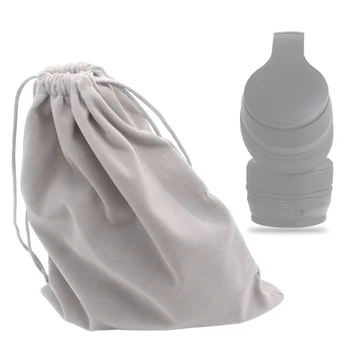 Универсальная маленькая сумка для наушников, удобная для путешествий, для защиты наушников, сумки для хранения с двойным шнурком