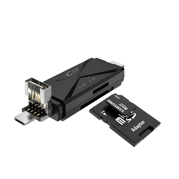 Устройство чтения карт памяти Type C от USB 3,0 до USB Micro SD TF Cardreader Адаптер для ноутбука Аксессуары Мульти смарт-устройство чтения карт памяти