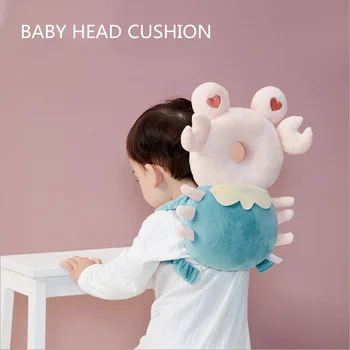 Хлопковая подушка для защиты головы ребенка, Регулируемая Мягкая подушка от падения, Защитная подушка для малышей, Защита головы ребенка