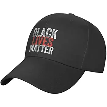 Черная шляпа дела жизней Шляпа водителя грузовика Шляпы летнего солнца Snapback Регулируемые Крутые бейсболки вентилятора спортов для мужчин женщин