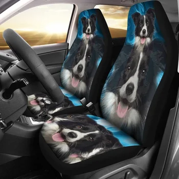 Чехлы для автомобильных сидений с принтом собаки бордер-колли Автомобильные Аксессуары Чехол для сиденья 2