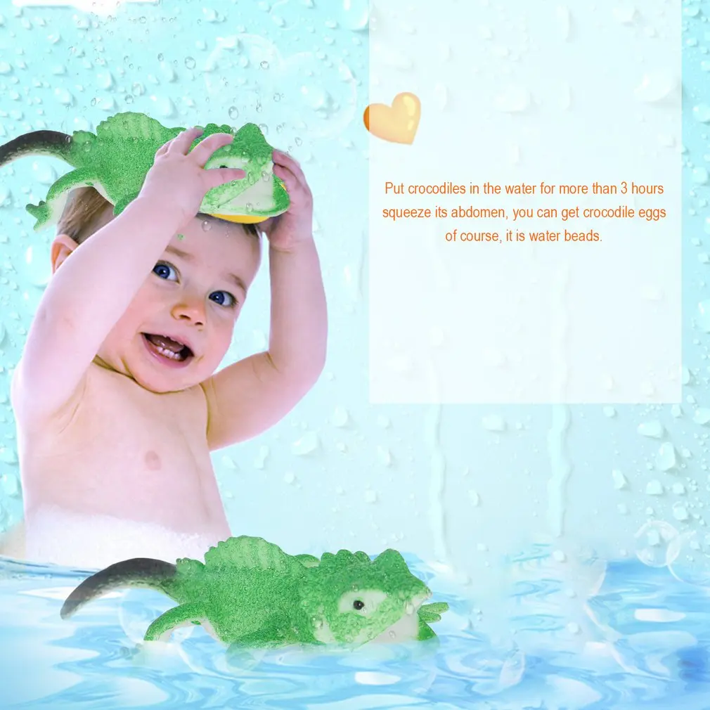 24ШТ Крокодил Откладывает яйца, игрушка для купания, Забавные шарики, Водяные бусины, Плавающая ванна, игрушка для купания детей