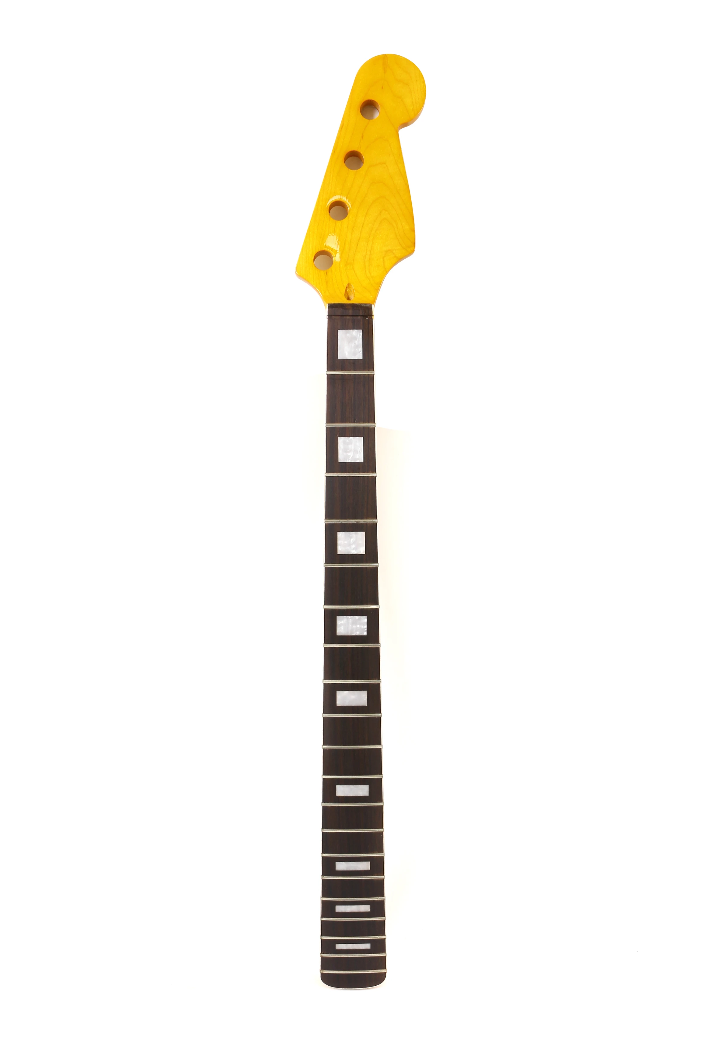 #B20 Электрическая бас-гитара Гриф 20 ладов 34 дюйма Клен + розовое дерево Незаконченная гайка ширина 42 мм каблук 64 мм
