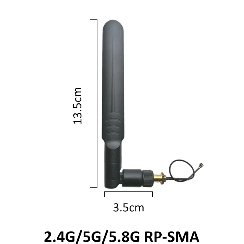 GRANDWISDOM 10шт 2,4 g 5,8g антенна 5dbi sma женский wlan WiFi двухдиапазонный antene antena ipex 1 SMA мужской удлинитель с косичкой