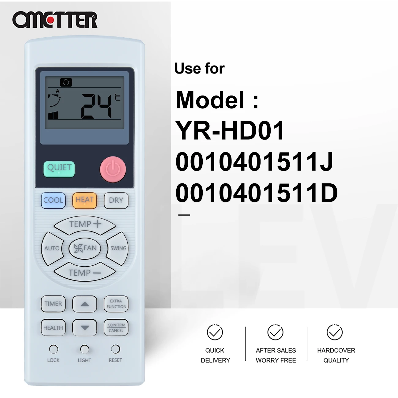 Новый Оригинальный Пульт дистанционного Управления кондиционером для Haier YR-HD01 YL-HD02 YL-HD03 YL-HD04 YR-HD05 YR-HD06 0010401511J Охлаждает и нагревает