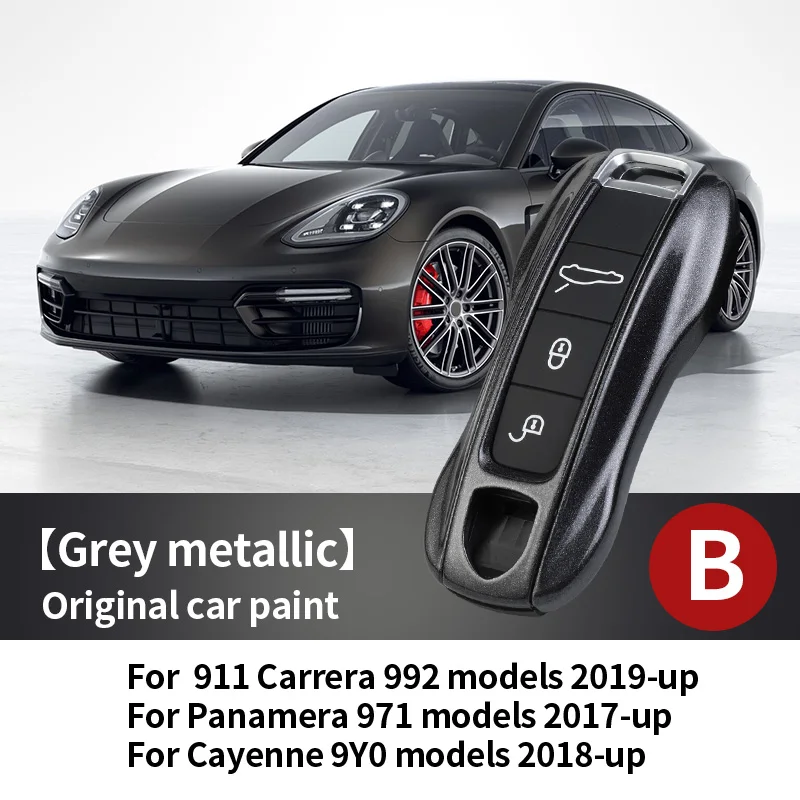 Для Porsche Macan Boxster Cayman Panamera 718 911 Taycan Чехол Для автомобильных Ключей Без Ключа Чехол Для Ключей Автомобильные Аксессуары Защитный Чехол
