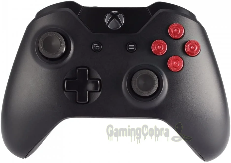 Высококачественные напальчники из красного металла и алюминиевого сплава, кнопки Bullet ABXY для контроллера Xbox One /Xbox One S / X