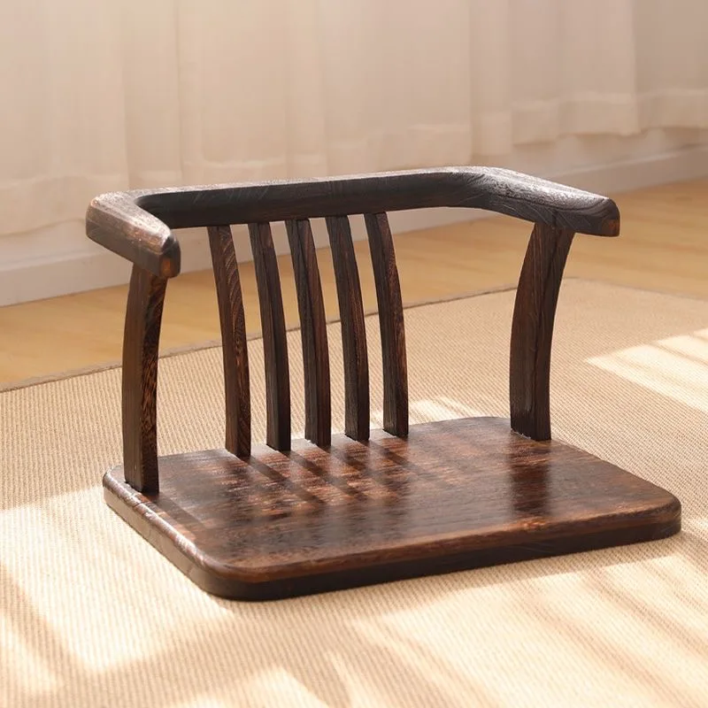Напольное татами, стул без ножек, Опора для спинки, Сиденье из массива дерева Zaisu, Мебель в японском стиле, Кресло для гостиной, медитации