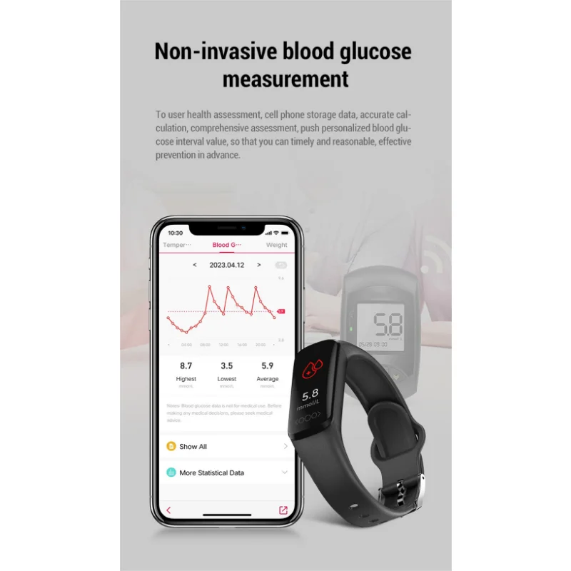 Новые умные часы TK30 с сердечным ритмом, кровяным давлением, кислородом в крови, контролем температуры тела, фитнес-трекер для мужчин, женщин, детские часы