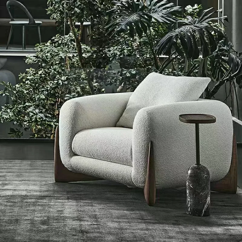 Одноместный роскошный диван в скандинавском стиле, современные кресла Relax Mini, японский дизайн, кремовый угловой диван, Мебель для дома Divani Da Soggiorno