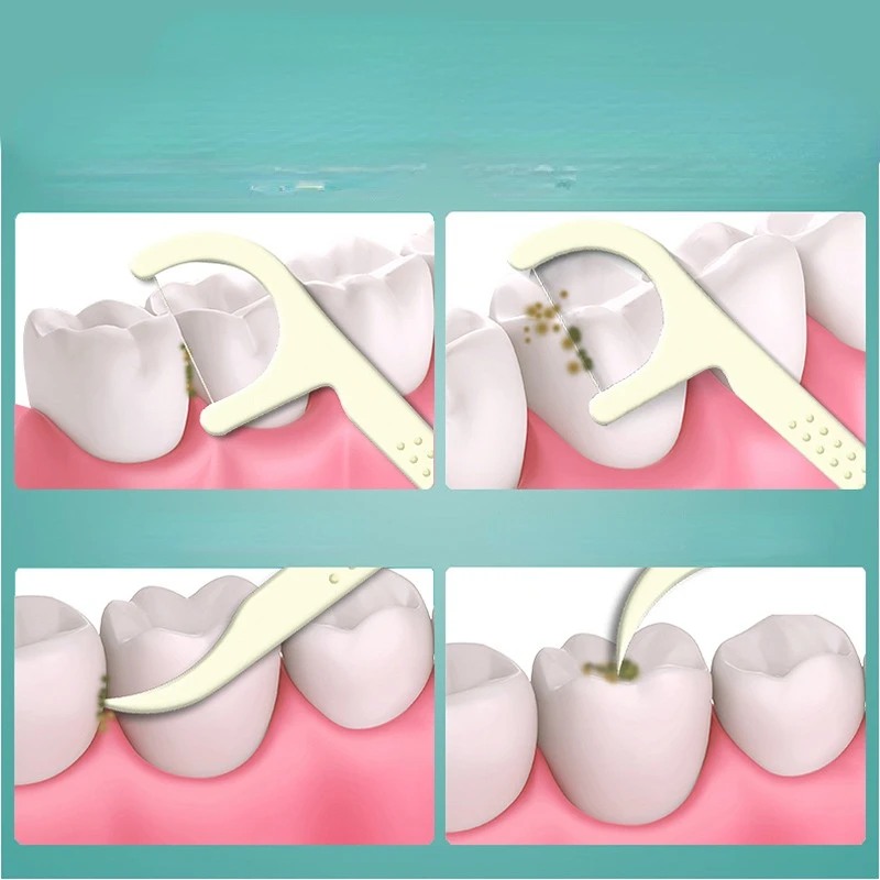 Профессиональные зубные нити с дорожным футляром, сверхпрочный держатель для зубной нити для ухода за полостью рта и чистки зубов