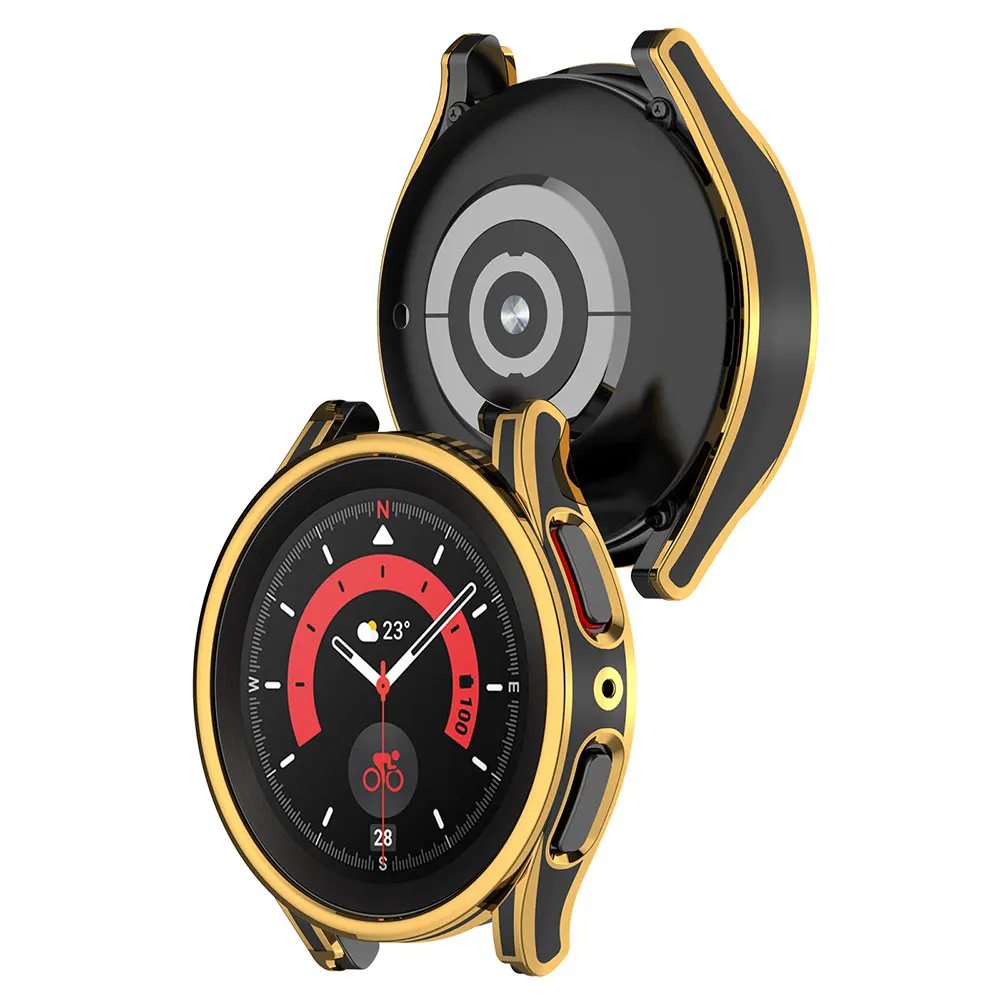 Защитный чехол для ПК-часов Samsung Galaxy Watch4 Watch5 40 мм 44 мм Watch5 Pro 45 мм SmartWatch с противоударным экраном