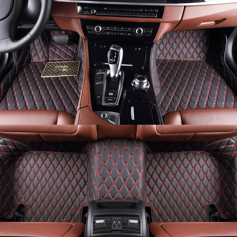 Прочный изготовленный на заказ кожаный красочный автомобильный коврик для Lexus RC XC10 RC F 2014 2015-2022, Аксессуары для автомобильных ковров, Детали интерьера Syling