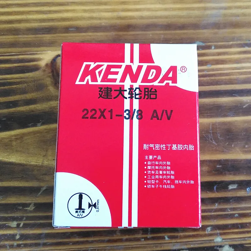 Внутренняя трубка велосипеда Kenda 22*1-3/8 1.75 Складная велосипедная шина AV BMX, детали для велосипедных резиновых шин, резиновые трубки