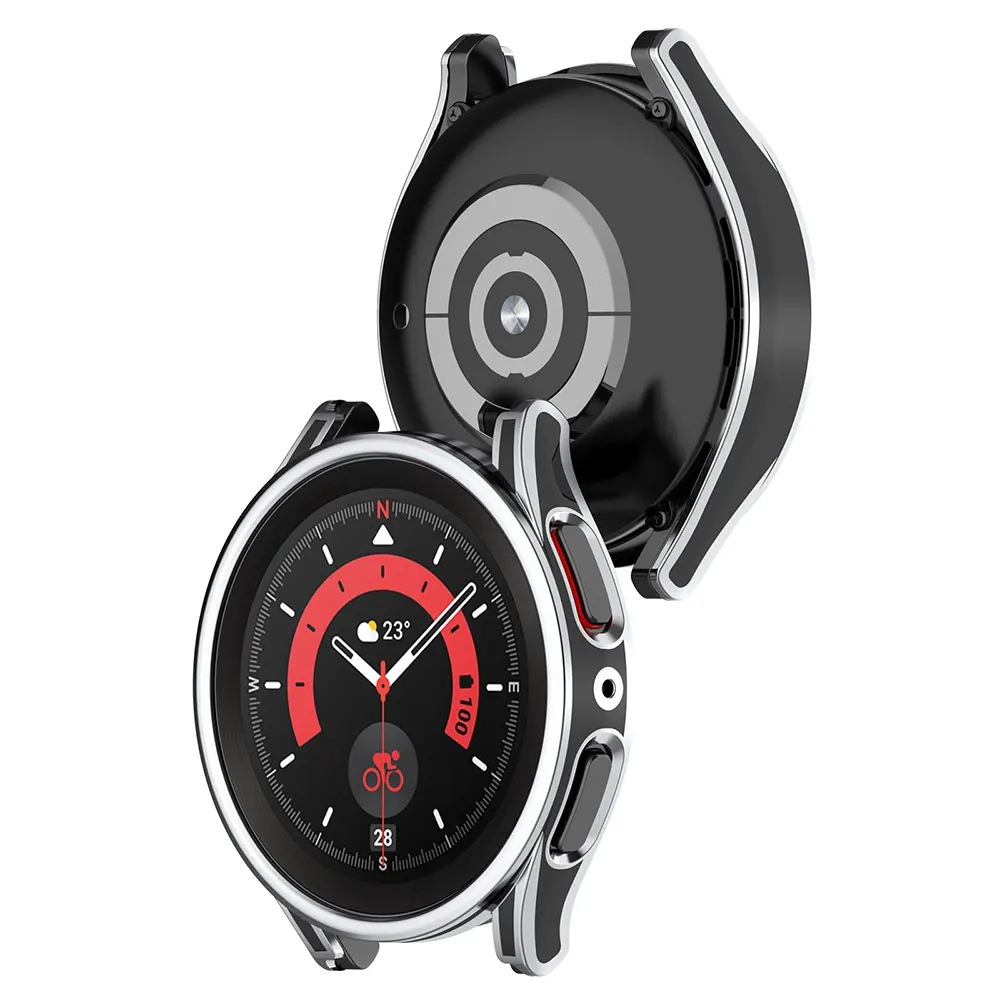 Защитный чехол для ПК-часов Samsung Galaxy Watch4 Watch5 40 мм 44 мм Watch5 Pro 45 мм SmartWatch с противоударным экраном