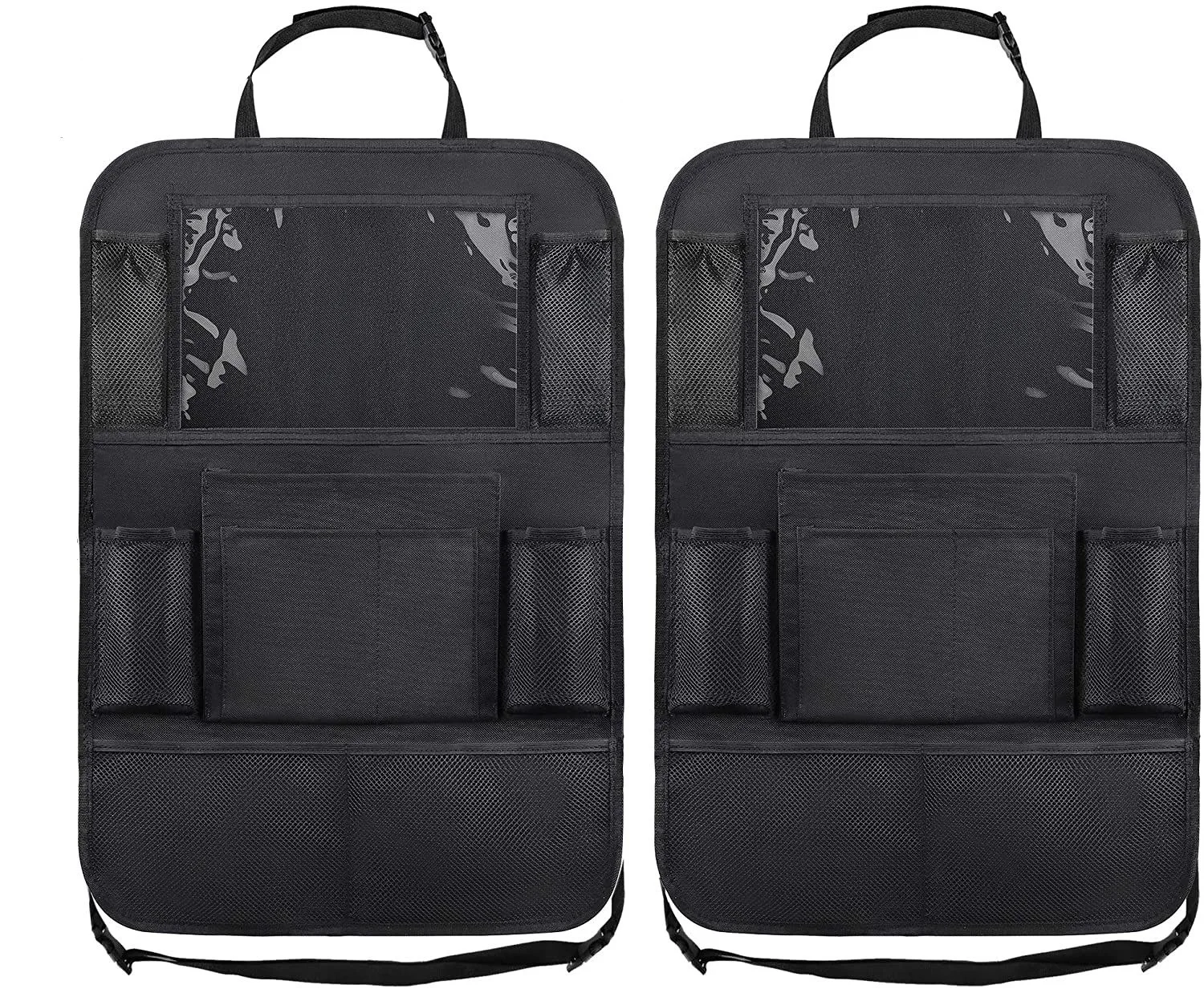 Органайзер для детского автокресла из многофункциональной ткани Оксфорд, сумка для хранения на заднем сиденье автомобиля с несколькими карманами, чехол для планшета для малыша