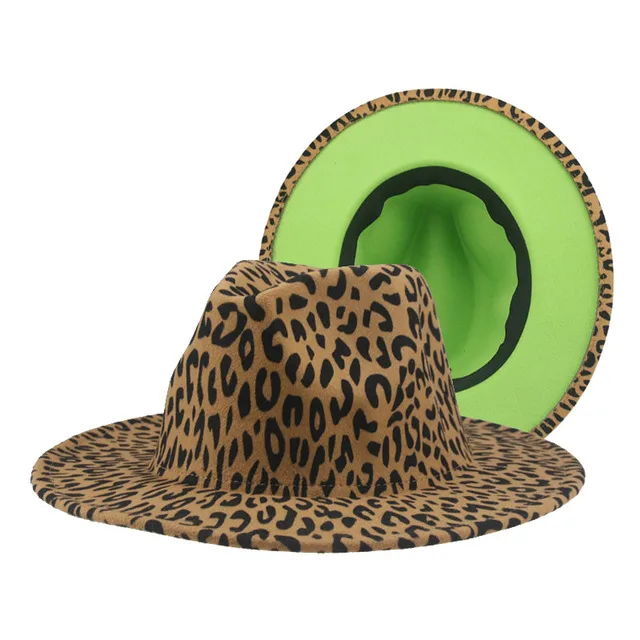 Фетровая шляпа С леопардовым рисунком Для мужчин И женщин, Панама для джаза, Западные ковбойские лоскутные красные Зимние женские шляпы с широкими полями, Сомбреро De Mujer