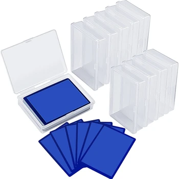 Коробка для игральных карт с 15 упаковками, футляр для торговых карт, Органайзер для хранения карт, прозрачный футляр для карт, Пустой ящик для хранения игровых карт