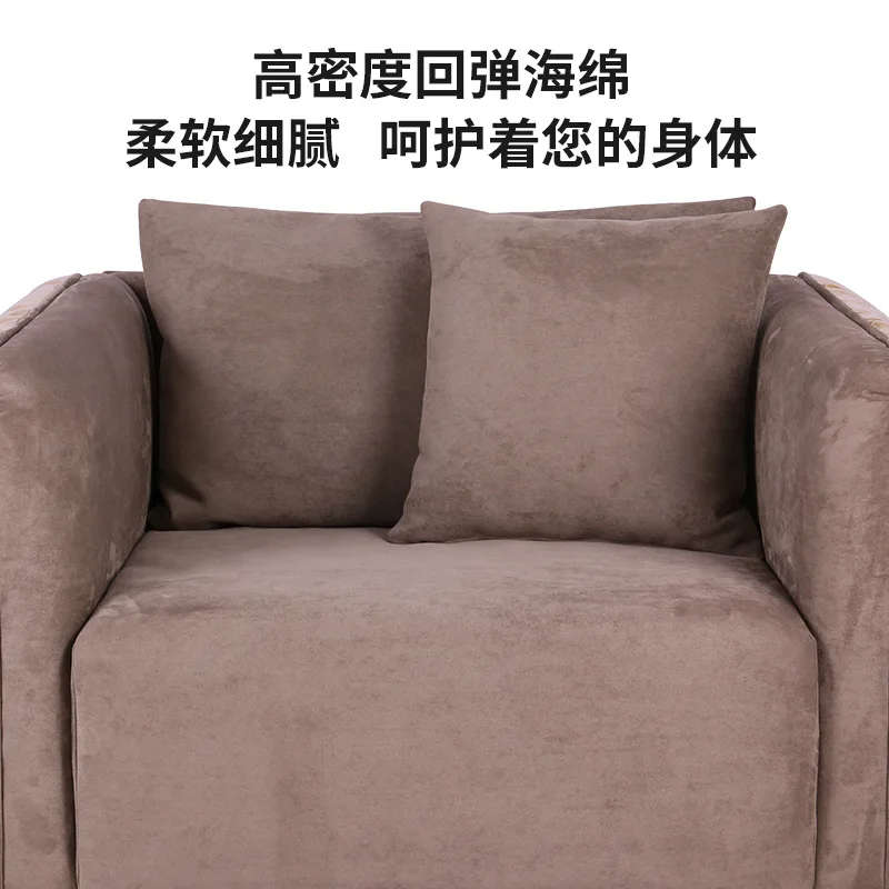 Титановый диван из нержавеющей Стали Для взрослых, Ткань для Кресла, Одноместный Диван, Губка с высокой Устойчивостью, Диван для Гостиной